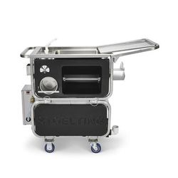 Stoelting CIPCART-2 Companion Cart 2 Cleaning Cart w/ 50 ft Hose & Battery Powered Water Pump, Built-In Holders, Hydra Rinse Washing, Gray