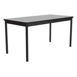 Correll LT3672-15-09-09 Economical Lab Table w/ Wear Resistant Surface T Mold Edge 36x72" Gray Granite