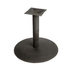 Oak Street B30DISC-4-STD 30" Round Table Base - Dining Height, Steel, Black
