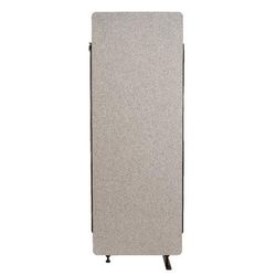 Luxor RCLM2466ZMG Acoustic Room Divider Expansion Panel - 24"W x 66"H, Misty Gray