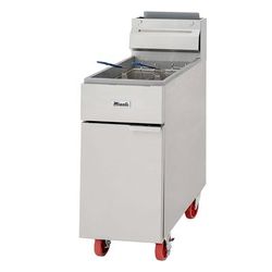 Migali C-F50-NG Commercial Gas Fryer - 50 lb Vat, Floor Model, Natural Gas, 50 lb Capacity, Stainless Steel, Gas Type: NG