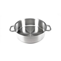 Matfer Bourgeat 697050 34 qt Stainless Steel Braising Pot, Silver