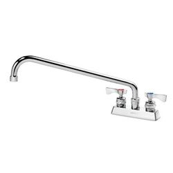 Krowne 15-316L Deck Mount Faucet w/ 16" Swing Nozzle, 16" Swing Spout, 4" Centers
