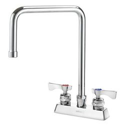 Krowne 15-332L-L-E6 Deck Mount Faucet w/ 8 1/2" Double Bend Spout & Lever Handles - 4" Centers, 2.2 GPM