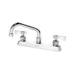 Krowne 15-506L-L-E6 Deck Mount Faucet w/ 6" Swing Spout & Lever Handles - 8" Centers, 2.2 GPM