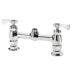 Krowne 15-8XXL Low Lead Raised Deck Mounted Faucet w/ 8" Center, 8" Centers, Without Spout, Chrome