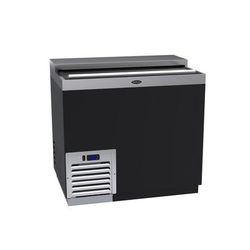 Krowne MC36B 1 Section Glass Chiller w/ 165 Mug Capacity, Black, 115v