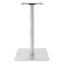 John Boos STB-2242-X Bar Height Table Base w/ 21 1/4" Square Base, Brushed Stainless Steel