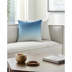 Rohit 22" Square Modern Teal/Blue/Aqua/Pale Blue Throw Pillow - Boutique Rugs