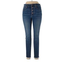 Madewell Jeans - High Rise: Blue Bottoms - Women's Size 30