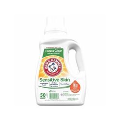 "Arm & Hammer Free & Clear Liquid Detergent, Concentrate Liquid, 67.5 fl oz (2.1 quart), 1 Each, Clear, CDC3320050026 | by CleanltSupply.com"