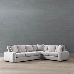 Edessa 2-pc. Left-Arm Facing Sofa Sectional - Crimson Velvet - Frontgate