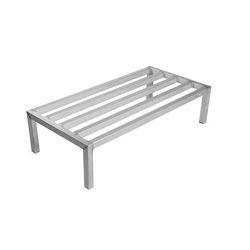 Winholt DASQ-4-820 48" Stationary Dunnage Rack w/ 1800 lb Capacity, Aluminum