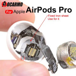 Per Apple AirPods Pro 2 pezzi microfono Mesh Net Dust Fix parti di riparazione lamiera di ferro