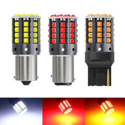 1x1156 ba15s p21w lampadine canbus py21w led indicatori di direzione giallo 7440 lampadina bay15d