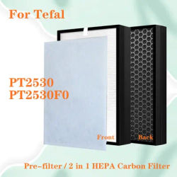 Filtro HEPA 2 in 1 + carbone attivo per purificatore ad alte prestazioni TEFAL Pure Air Essential