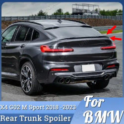 Per BMW X4 G02 M Performance Style 2018 2019 2020 2021 2022 2023 Car Rear Trunk Spoiler Wing ABS