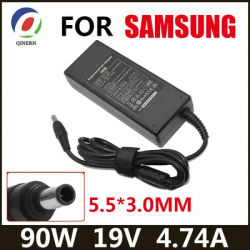 19V 4.74A 90W 5.5*3.0mm AC Laptop Charger Power Adapter For Samsung R428 R410 G15 GT6000 M30 P10 UltraR60+ R65 R520 R528 R540