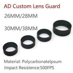 Tactical M300 M600 X300 X300V Protector Hunting Weapon light LED Flashlight AD Custom Lens Guard For 26MM 28MM 30MM 38MM