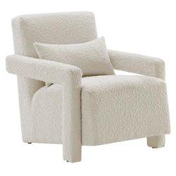 Mirage Boucle Upholstered Armchair - East End Imports EEI-6475-IVO