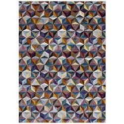 Arisa Geometric Hexagon Mosaic 5x8 Area Rug - East End Imports R-1092A-58