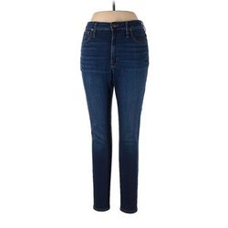 Madewell Jeans - High Rise: Blue Bottoms - Women's Size 30