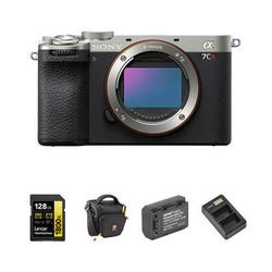 Sony a7CR Mirrorless Camera and Accessories Kit (Silver) ILCE-7CR/S