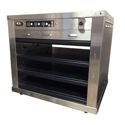 Carter-Hoffmann DF2620-5 Half Size Doorless Holding Cabinet, (10) 12 x 20-in Pans, Side Loaded, Stainless Steel