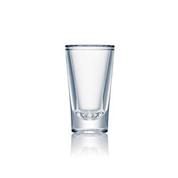 Strahl N531253 1 1/4 oz Design Shot Glass, Plastic, Clear