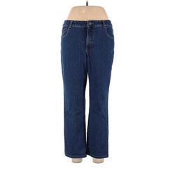 Emily B Jeans - High Rise: Blue Bottoms - Women's Size 14