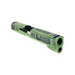 Gun Cuts Counter Strike for Sig Sauer P320 Full Size/M17 Optic Cut Battleworn Zombie Green GC-P320F-CST-ZGRBW-RMR