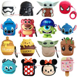 Étui pour Apple AirPods 1 2 3 Pro étui pour AirPods Pro2 étui mignon 3D dessin animé housse pour écouteurs étui de protection écouteurs accessoires