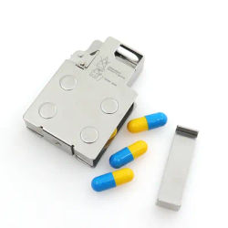 Stainless Steel Lighter Liner Type EDC Portable Storage Box Candy Box Pill Can