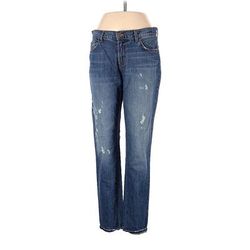J Brand Jeans - Mid/Reg Rise: Blue Bottoms - Women's Size 28