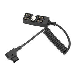 CAMVATE Male D-Tap to 4-Port Female D-Tap Splitter Hub (11.8 to 39.4") C3435