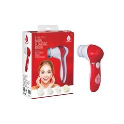 Plus Size Women's Facial Cleaner With 5 Attachments-Red by Pursonic in Red