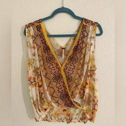 Free People Tops | Free People Tank Top | Color: Tan | Size: M