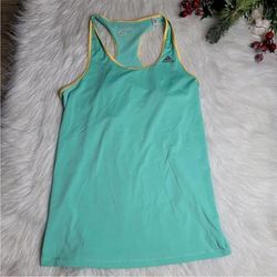 Adidas Tops | Adidas Tech Fit Fitted Adjust Clima Cool Tank Top | Color: Green/Yellow | Size: S