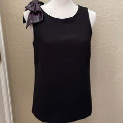 J. Crew Tops | J Crew Black Sleeveless Top. Nwt Size 4 | Color: Black | Size: 4