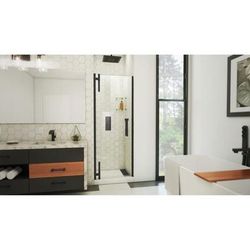 Dreamline DreamLine Ascend 31 1/4 - 32 inch W x 72 inch H Frameless Pivot Shower Door in Matte Black SDAD31D720VXX09