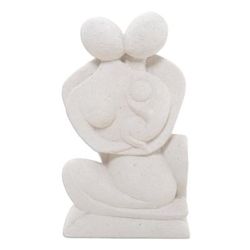 'Happy Family' - Handcrafted Stone Sculpture from Indonesia