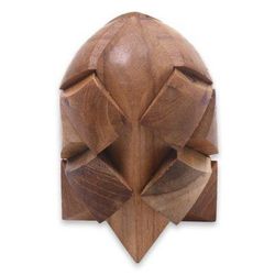 Little Rocket,'Fair Trade Carved Teak Wood Brainteaser Puzzle from Java'