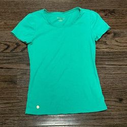 Lilly Pulitzer Tops | Lilly Pulitzer Haley Crew Neck Top | Color: Green | Size: Xxs