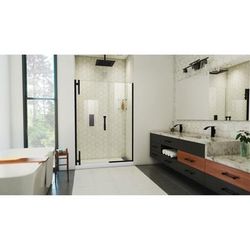 Dreamline DreamLine Ascend 52 1/2 - 53 1/2 inch W x 72 inch H Frameless Pivot Shower Door in Matte Black SDAD525720VXX09