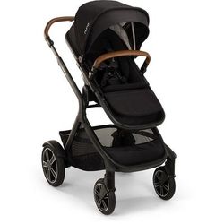 Nuna DEMI Next Double Stroller with Rider Board Bundle - Caviar