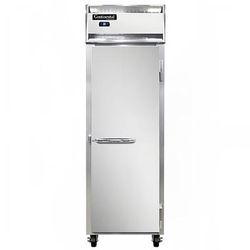 Continental 1RSN 26" 1 Section Reach In Refrigerator, 1 Right Hinge Solid Door, Top Compressor, 115v, Silver