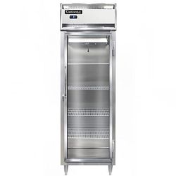 Continental D1FSNSSGD 26" Designer Line 1 Section Reach In Freezer, 1 Right Hinge Glass Door, 115v, Reach-In, Stainless Steel