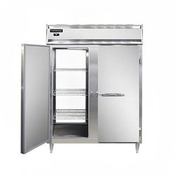 Continental DL2WE-SA-PT Full Height Insulated Mobile Heated Cabinet w/ 38 Pan Capacity, 208-230v/1ph, Stainless Steel/Aluminum, 4 Full-size Solid Doors