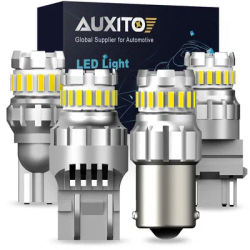 2 pezzi AUXITO P21W BA15S LED Canbus W16W T15 lampadina a LED 4014SMD 1157 7443 lampada di guida a