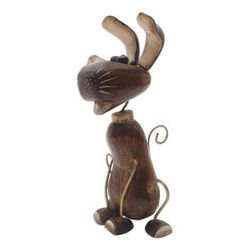 My Best Friend,'Albesia Wood Dog-Motif Statuette from Bali'